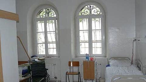 Demjanjuks Zelle in Stadelheim - rechts steht sein Bett