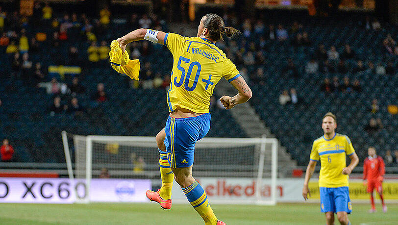 Zlatan Ibrahimovic ist Rekordtorschütze in der schwedischen Nationalmannschaft. Zlatan Ibrahimovic ist Rekordtorschütze in der schwedischen Nationalmannschaft.