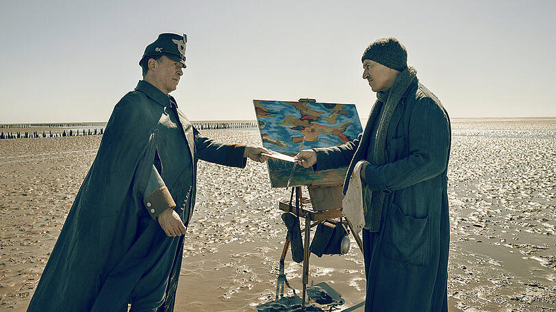 Ulrich Noethen (l.) alias Jens Ole Jepsen und Tobias Moretti alias Max Ludwig Nansen in "Deutschstunde"