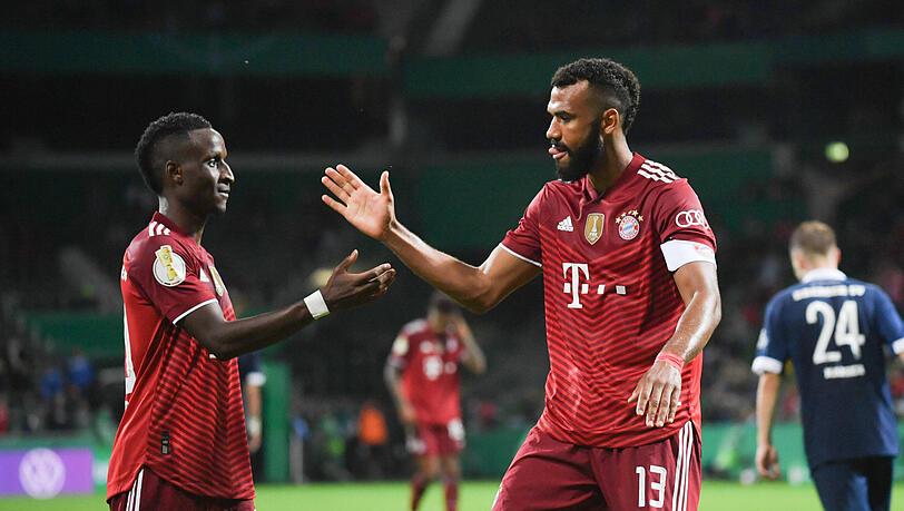 Bouna Sarr (l.) und Eric Maxim Choupo-Moting weilen aktuell beim Afrika Cup.