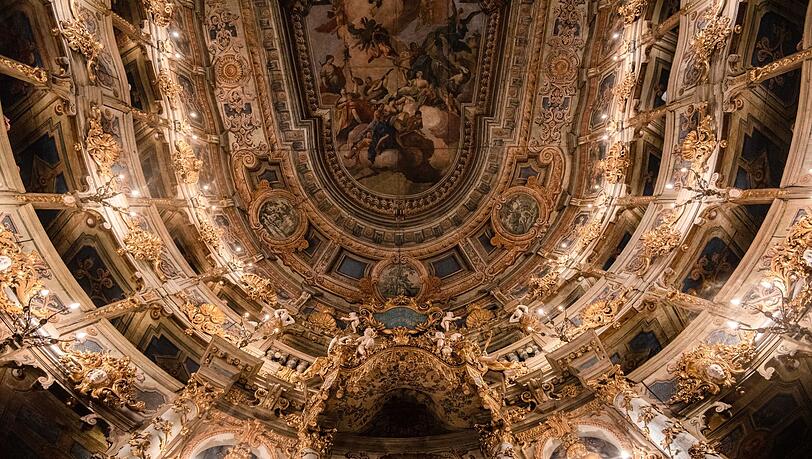 Das barocke Markgräfliche Opernhaus in Bayreuth.