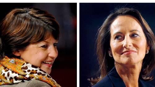 Einander in herzlicher Feindschaft zugetan: Martine Aubry und Ségolene Royal Einander in herzlicher Feindschaft zugetan: Martine Aubry und Ségolene Royal