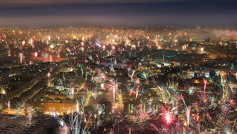 So sah es im letzten Jahr an Silvester in München aus. (Archivbild) So sah es im letzten Jahr an Silvester in München aus. (Archivbild)