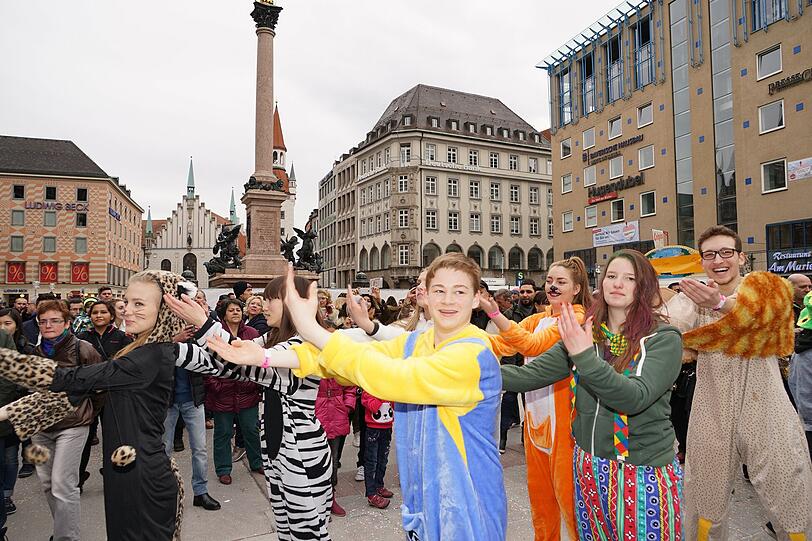 In München läuft die heiße Phase der närrischen Zeit, die Faschingsfans genießen die Highlights: "München narrisch" (bis 9. Februar), den Rosenmontag (8. Februar) und am Faschingsdienstag (9. Februar) der traditionelle Tanz der Marktfrauen auf dem Viktualienmarkt. Die Bilder vom Sonntag...