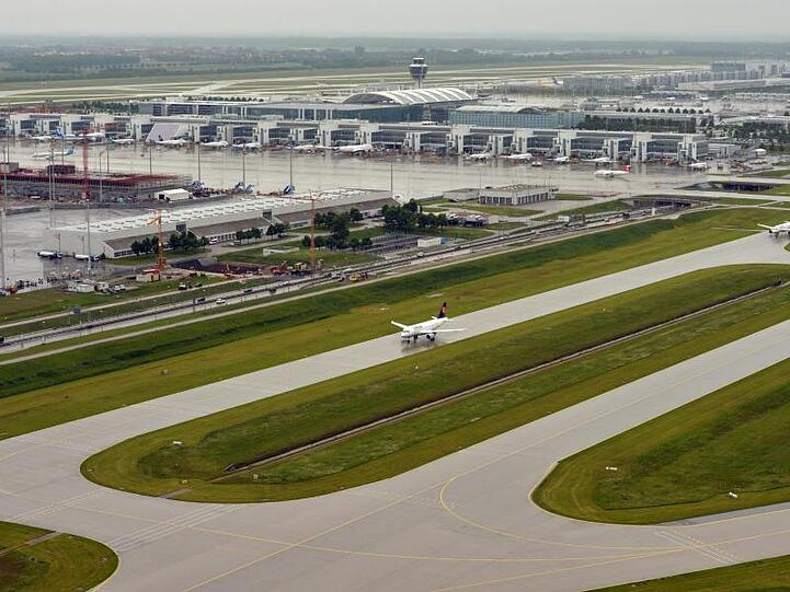 Der Flughafen München.