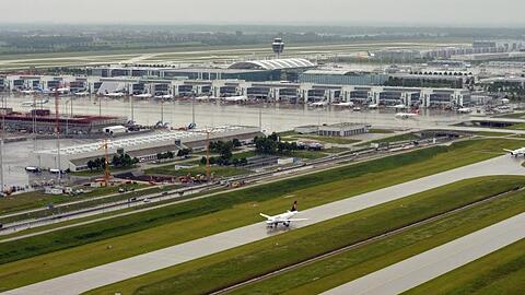 Der Flughafen München.