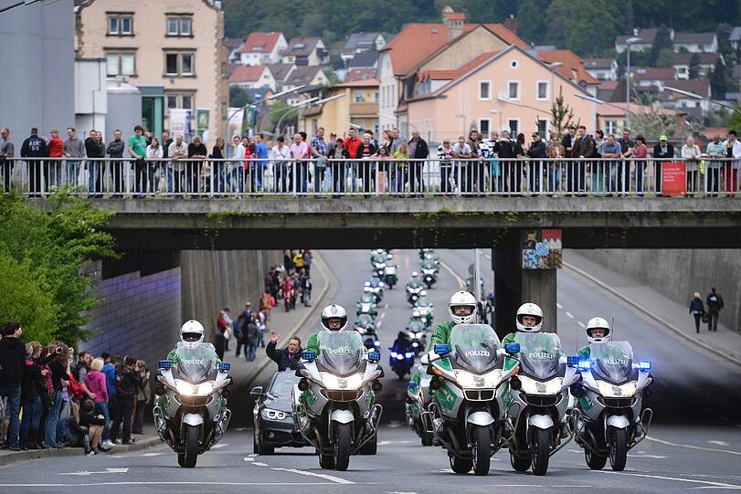 Die Biker-Saison wird in Kulmbach eröffnet: Die Bilder von der 14. Motorrad-Sternfahrt.