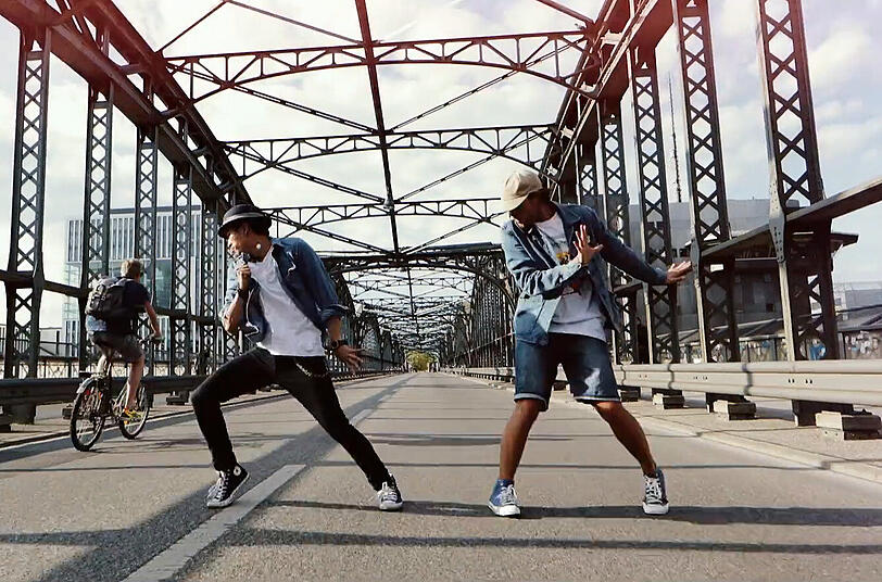 Für das Video der Tanzschule "Dance Station" legten sich zahlreiche Tänzer ins Zeug - das Ergebnis kann sich sehen lassen.