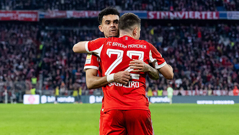 Traf zum 2:1 für den FC Bayern: Luis Díaz.