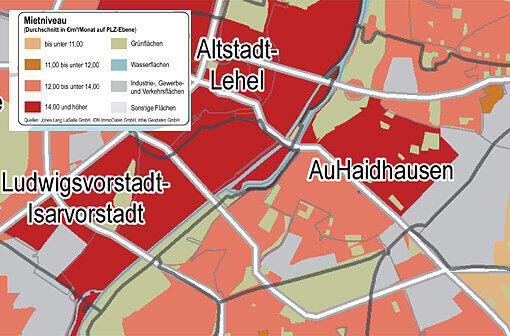 Der Mietatlas 2011 - Klicken Sie durch die Viertel