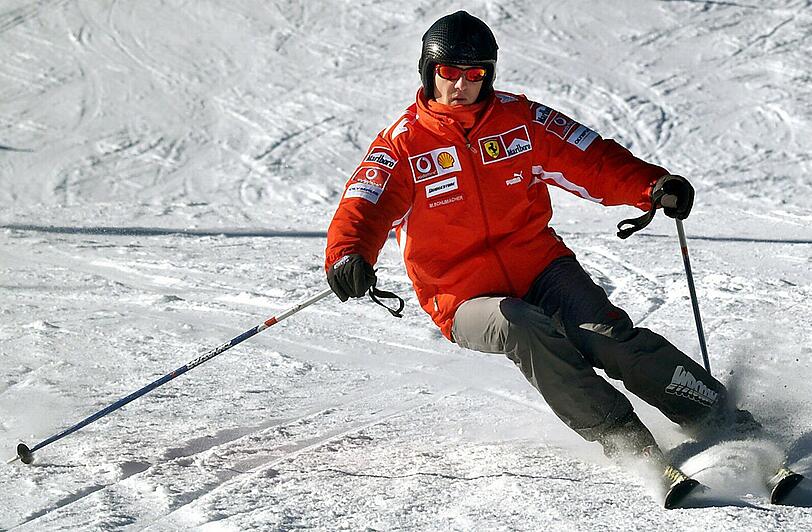 Versierter Skifahrer: Michael Schumacher gilt als erfahrener Wintersportler