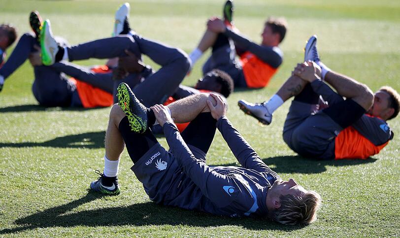 Die Bilder vom Dienstagstraining der Löwen in Troia.