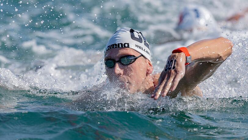 Florian Wellbrock konnte bei der WM erneut nicht in die Medaillenränge schwimmen.