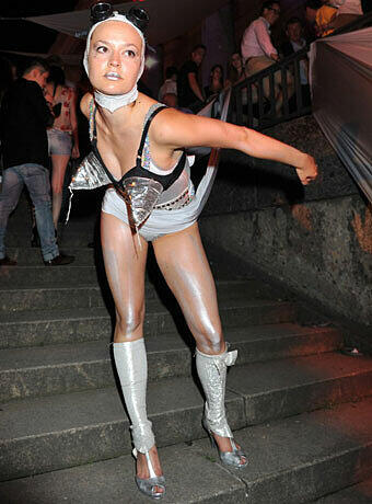 Noch mehr Bilder von der Space-Party im P1.