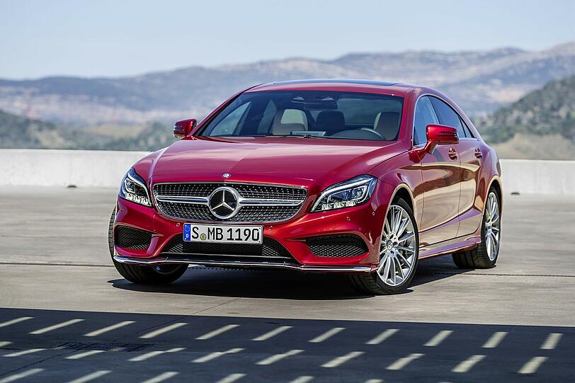 So genannte "Mulitbeam LED-Scheinwerfer" eröffnen laut Mercedes in CLS und Shooting Brake &bdquo;neue Dimensionen&ldquo;.