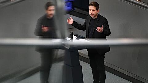 Als Generalsekret&auml;r und Abgeordneter war Kevin K&uuml;hnert f&uuml;r die SPD in der ersten Reihe aktiv &ndash;  heute arbeitet er als Finanzlobbyist. (Archivbild)