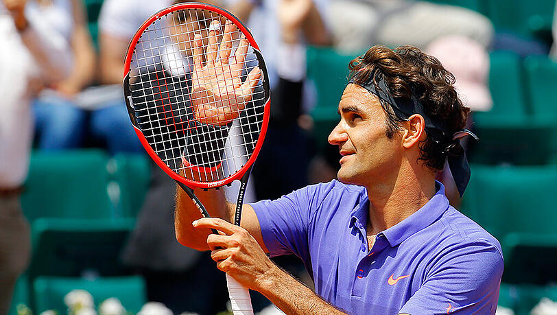 Hatte bisher bei den French Open keine größeren Probleme: Roger Federer. Hatte bisher bei den French Open keine größeren Probleme: Roger Federer.