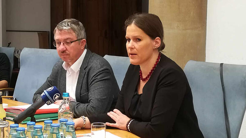 Die neue SPD-Fraktionsspitze am Dienstag: Christian Müller und Verena Dietl.
