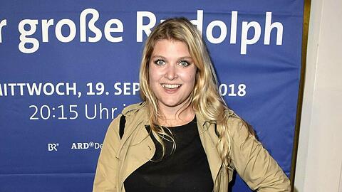 Schauspielerin Lara Mandoki bei der Premiere des TV-Films "Der große Rudolph".