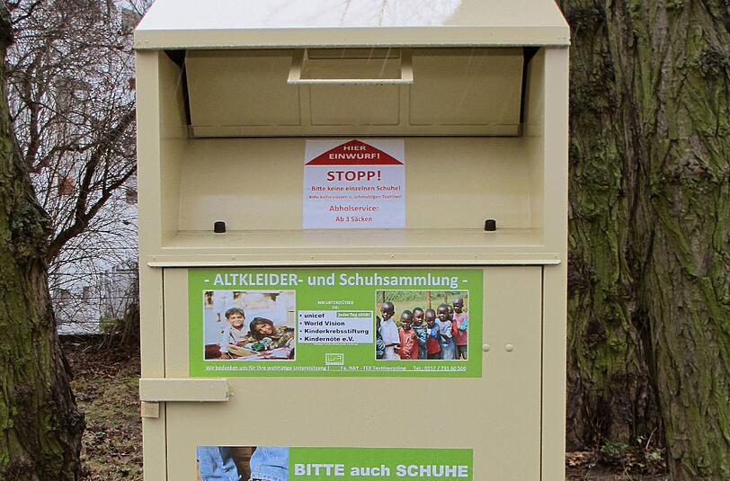 Neue Kleidercontainer braucht die Stadt.