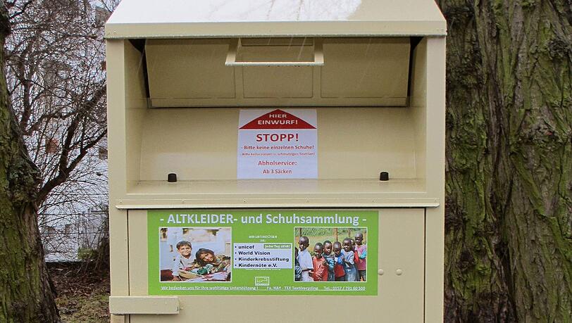 Neue Kleidercontainer braucht die Stadt. Neue Kleidercontainer braucht die Stadt.