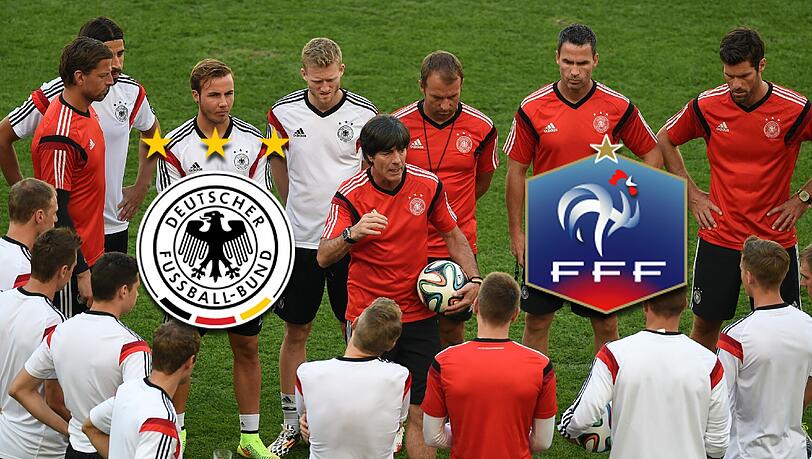 Für das DFB-Team ist das Duell gegen Frankreich das bedeutendste Spiel seit dem bitteren Aus im EM-Halbfinale vor zwei Jahren gegen Italien. Für das DFB-Team ist das Duell gegen Frankreich das bedeutendste Spiel seit dem bitteren Aus im EM-Halbfinale vor zwei Jahren gegen Italien.
