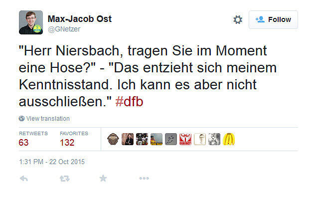 Böser Twitter-Spott nach Niersbachs "Aufklärungs-Konferenz".