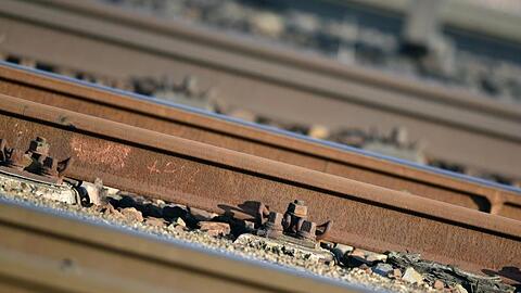 Ein Teil der Gleisanlage der Deutschen Bahn ist zu sehen. Foto: Ralf Hirschberger/Archivbild
