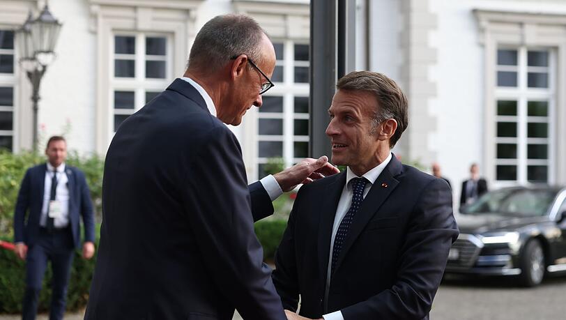 Merz und Macron haben am Abend das Regierungstreffen vorbereitet.