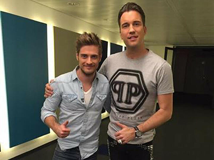 Jörn Schlönvoigt und DJ Antoine bei "Guten Morgen Deutschland"