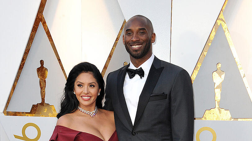 Vanessa und Kobe Bryant im Jahr 2018 in Hollywood.