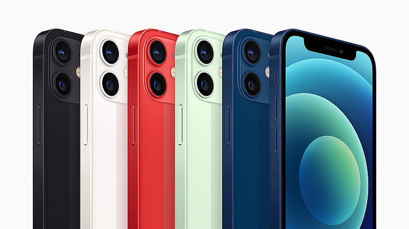 In diesen Farben gibt es das neue iPhone 12 mini