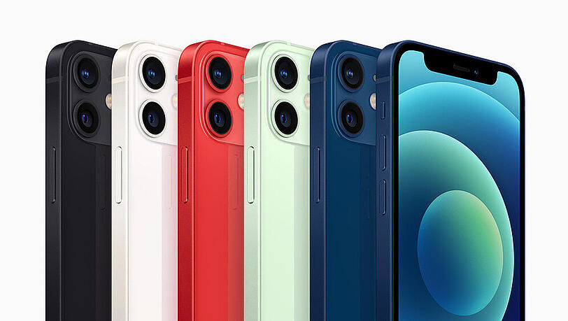 In diesen Farben gibt es das neue iPhone 12 mini In diesen Farben gibt es das neue iPhone 12 mini