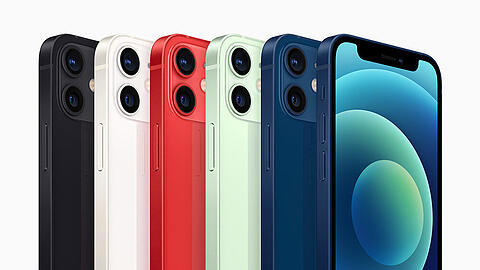 In diesen Farben gibt es das neue iPhone 12 mini