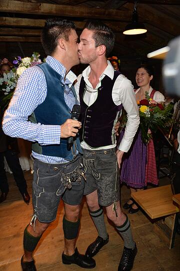 Daniel Fender und Freund Florian Koch