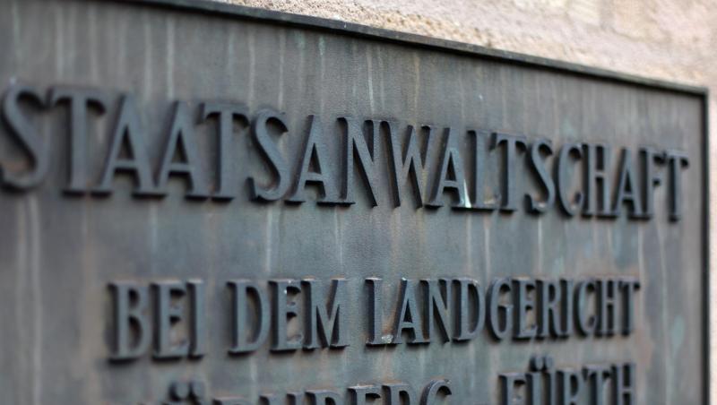 Der Eingangsbereich der Staatsanwaltschaft Nürnberg-Fürth. Foto: Daniel Karmann/Archiv Der Eingangsbereich der Staatsanwaltschaft Nürnberg-Fürth. Foto: Daniel Karmann/Archiv