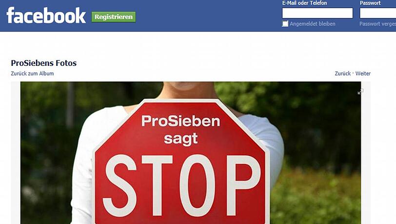 «ProSieben sagt Stop zu Rassismus!» Dieses Bild postete der Fernsehsender Pro Sieben mitte März auf seiner Facebookseite. Grund: Die dunkelhäutigen «Germany's next Topmodel»-Kandidatin Aminata ist in dem sozialen Netzwerk rassistisch beleidigt worden. «ProSieben sagt Stop zu Rassismus!» Dieses Bild postete der Fernsehsender Pro Sieben mitte März auf seiner Facebookseite. Grund: Die dunkelhäutigen «Germany's next Topmodel»-Kandidatin Aminata ist in dem sozialen Netzwerk rassistisch beleidigt worden.