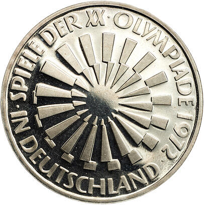 Olympiamünze. Olympiamünze.