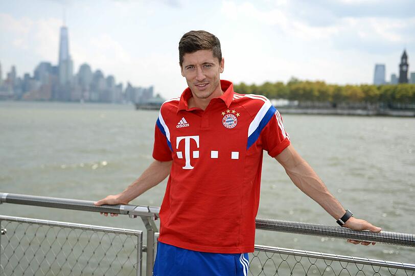 Weitere Bilder von den Bayern-Stars.