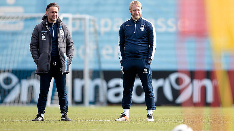 Vitor Pereira (l.) und Daniel Bierofka.