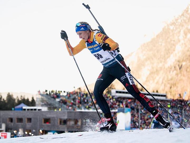 Starke Achte beim Sprint in der Chiemgau Arena: Vanessa Hinz.