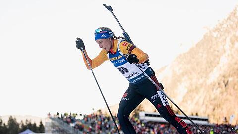 Starke Achte beim Sprint in der Chiemgau Arena: Vanessa Hinz.
