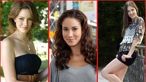 Verena, Sonja und Nadia - die drei Brünetten haben es ebenfalls in die Top 30 geschafft! Verena, Sonja und Nadia - die drei Brünetten haben es ebenfalls in die Top 30 geschafft!