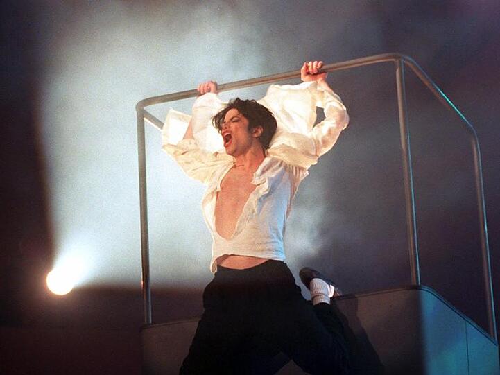 Michael Jackson 1995 bei "Wetten, dass ..?".