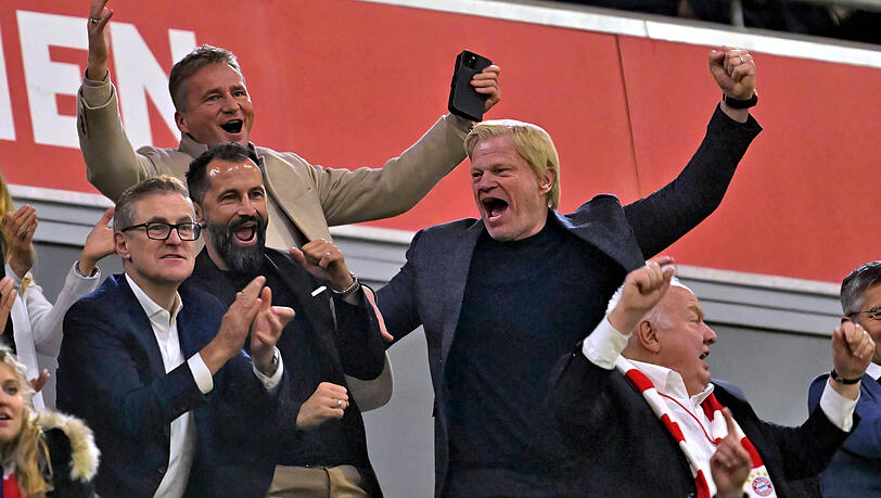 Dürfen sich einmal mehr über einen satten Geldsegen freuen: Bayerns Finanzvorstand Jan-Christian Dreesen, Sportvorstand Hasan Salihamidzic und Vorstandsboss Oliver Kahn.