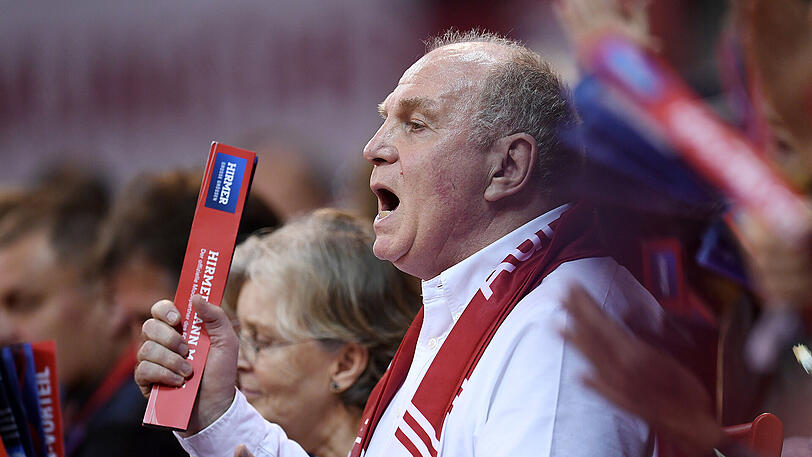 Mit Leidenschaft bei der Sache: FCB-Präsident Uli Hoeneß.