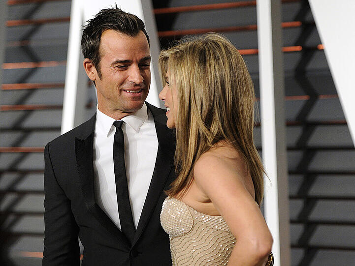 Doch noch unter der Haube? Justin Theroux und Jennifer Aniston im Februar bei einer Oscar-Party