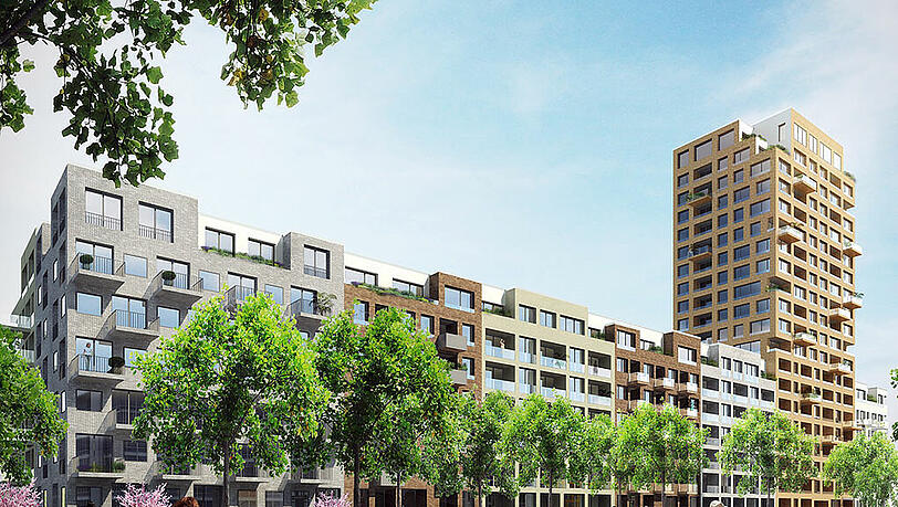 So könnte es im Werksviertel möglicherweise aussehen. Ein Architektenentwurf. So könnte es im Werksviertel möglicherweise aussehen. Ein Architektenentwurf.
