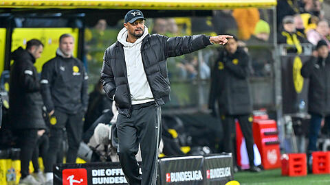 Auf geht's Jungs, den schnappen wir uns auch noch! Bayern-Trainer Vincent Kompany will jetzt einen Rekord knacken.