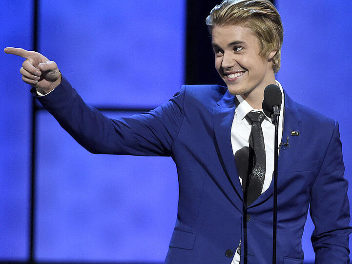 Justin Bieber beim "Comedy Central Roast"
